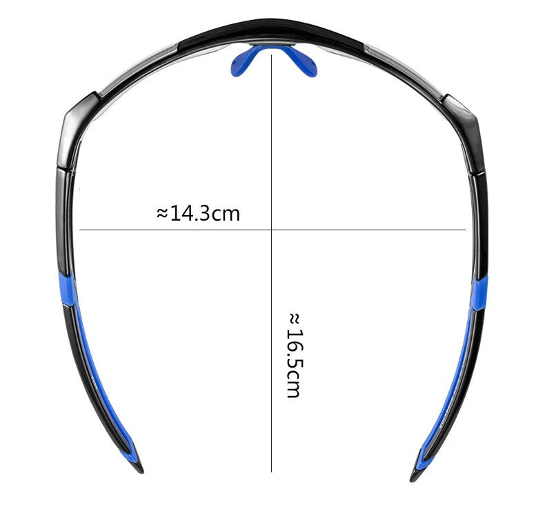 ROCKBROS Fotochromatické cyklistické brýle, sluneční brýle pro cyklistiku a outdoorové sporty, brýle s měnící se barvou skel, brýle pro MTB a silniční kola, cyklistické brýle