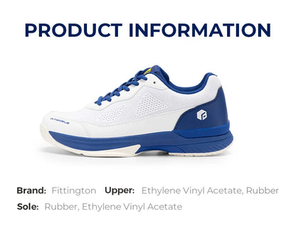 Chaussures de tennis pour homme FitVille, version large 2E, chaussures de sport d'entraînement professionnel, respirantes, antidérapantes, avec soutien de la voûte plantaire