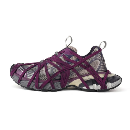 Schoenen met dikke zool voor heren en dames, maat 36-45, Paris 3XL, ‘dad shoes’, lengteverhogend, ademend, stevige schoenen, casual sportschoenen