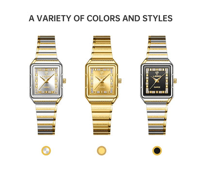 LIEBIG Lady Top Brand Luxury Quartz Watches Stainless Steel Strip Watch For Women Fashion Waterproof Wristwatch Relogio Feminino