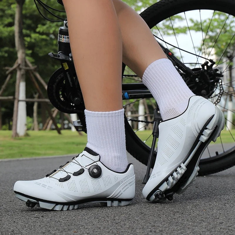 Men's Mountain Bike Shoes MTB, Breathable, Non-Slip, High Hardness, Suitable For Outdoor Road Racing, Mountain Off-Road Riding 37-46