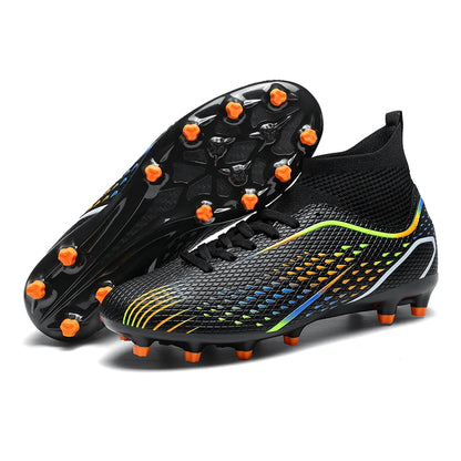 Chaussures de football pour homme - Chaussures de futsal de haute qualité - Crampons unisexes - Chaussures ultralégères pour femme - Chaussures de sport professionnelles TF/FG