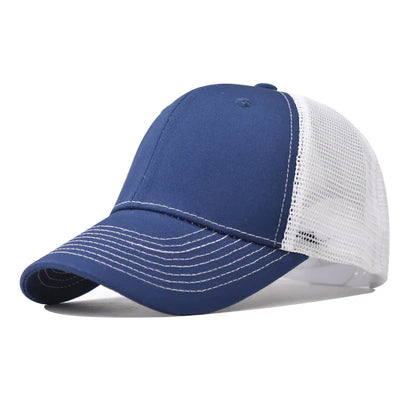 Baseballkasket til voksne Netkasket Lavt buet skygge Hat Unisex Sommerhat Åndbar hat med skygge Forår/efterår-kasket Hiphop-kasket med tæt pasform