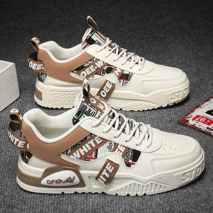 Chaussures de skateboard pour homme, baskets d'été, cuir, décontractées, mode, plein air, course à pied, sport, randonnée, tennis, semelles compensées, de créateurs, de luxe