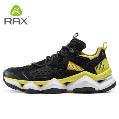 RAX winter men's and women's hiking shoes snow boots waterproof leather sports shoes super warm men's boots outdoor work shoes