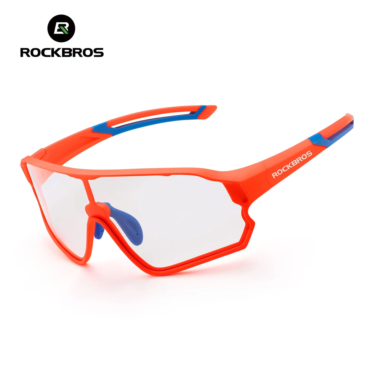 ROCKBROS Dětské polarizované fotochromatické cyklistické brýle s ochranou UV400, sluneční brýle pro outdoorové sporty, dětské brýle na horská kola (MTB)