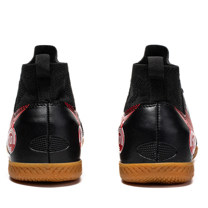 Chaussures de football de sport pour homme, à semelle plate, d'intérieur, montantes pour adultes, résistantes à l'usure, chaussures d'entraînement, pour adolescents, antidérapantes