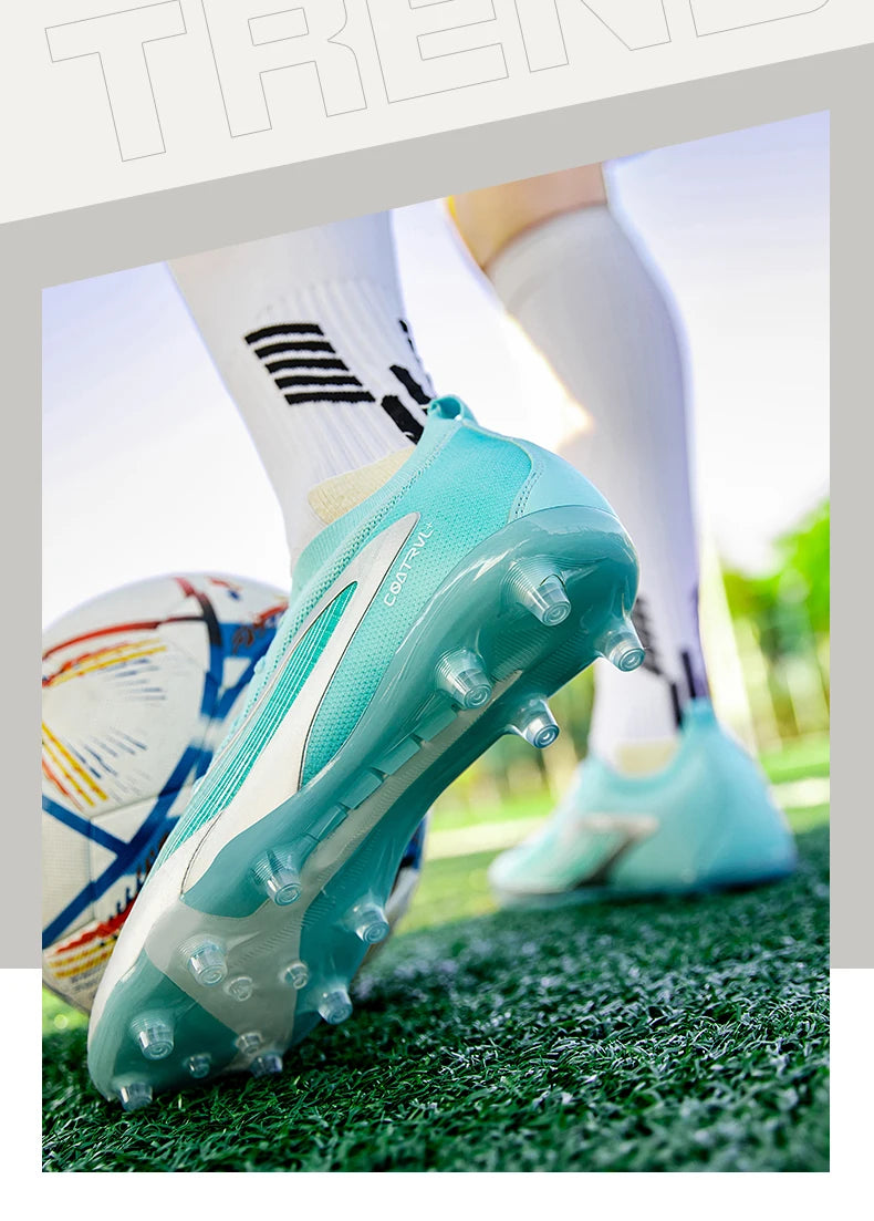 Men New TF Football Boots Sneakers Professional Society Casual Male Soccer Shoes Futsal High Quality Football Shoes Training