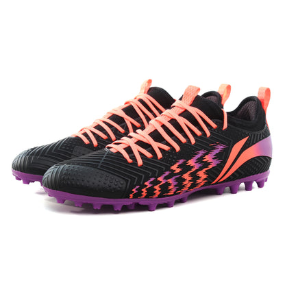 Chaussures de football pour homme Li-Ning AG Ground : chaussures de sport respirantes et antidérapantes LINING Chaussures de sport YSFU015
