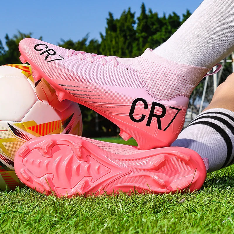 Chaussures de football pour homme, chaussures de futsal professionnelles, chaussures de football de haute qualité, crampons, femmes, unisexe, ultralégères, TF/FG, baskets