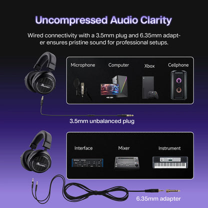Auscultadores Linsoul Kiwi Ears Ellipse de nível de estúdio, abertos, com driver dinâmico e cabo destacável, headset Hi-Fi circum-aural com fios e graves potentes