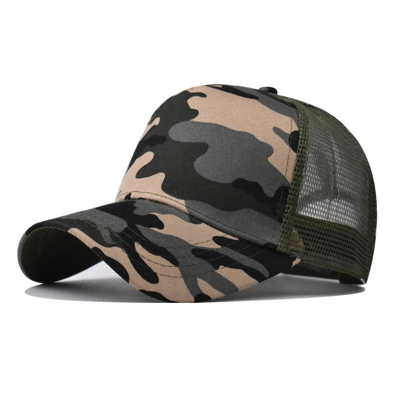 Baseballkasket til voksne Netkasket Lavt buet skygge Hat Unisex Sommerhat Åndbar hat med skygge Forår/efterår-kasket Hiphop-kasket med tæt pasform