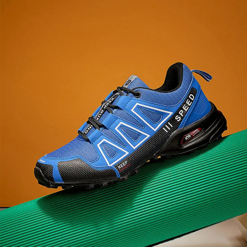 Lockless-Fahrradschuhe für Herren, Outdoor-Wander- und Cross-Country-Schuhe mit rutschfester Sohle, atmungsaktive Sportschuhe, Rennradschuhe