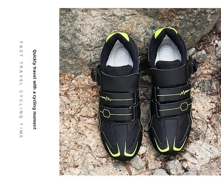 Unisex fietsschoenen met harde zool – 4-seizoenen racefietsschoenen met klikpedalen voor MTB en buitensporten