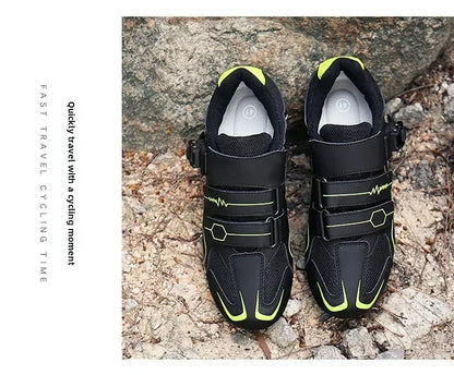 Unisex fietsschoenen met harde zool – 4-seizoenen racefietsschoenen met klikpedalen voor MTB en buitensporten