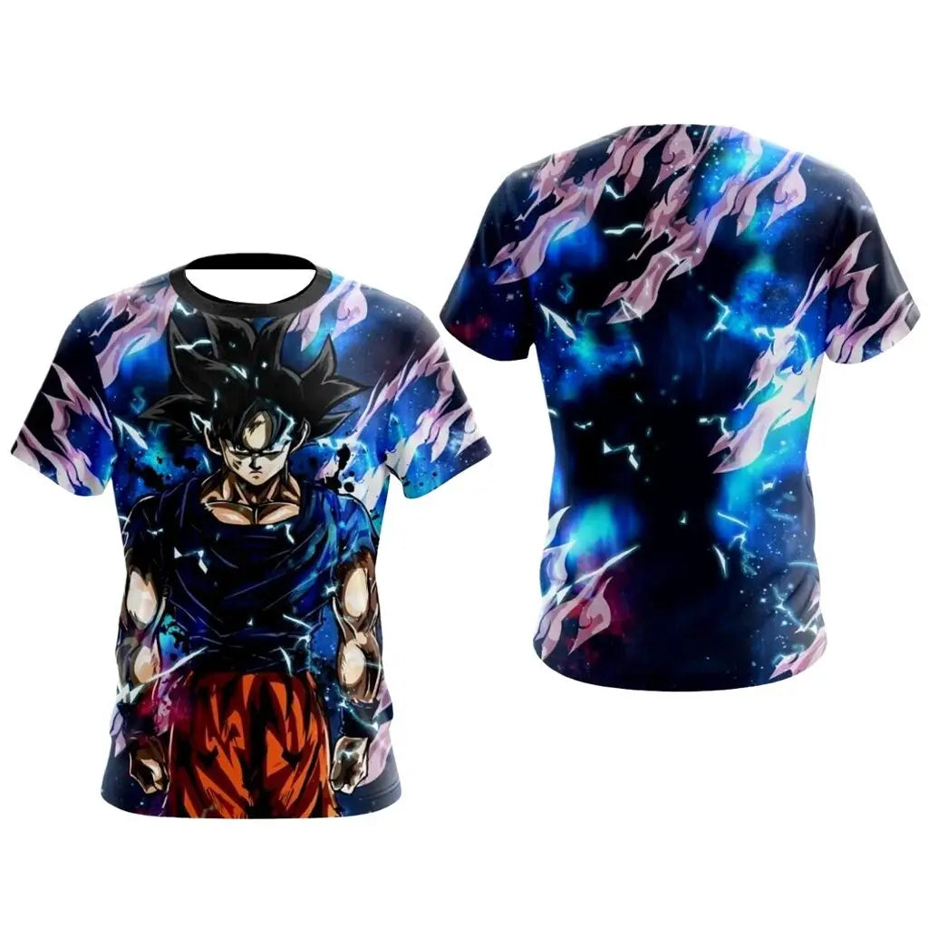 2026 Dragon Ball Z Men's T Shirt Vegeta Streetwear Trend Y2K Harajuku Summer Vegeta T-shirt Anime Saiyan Short Sleeved Goku Tops