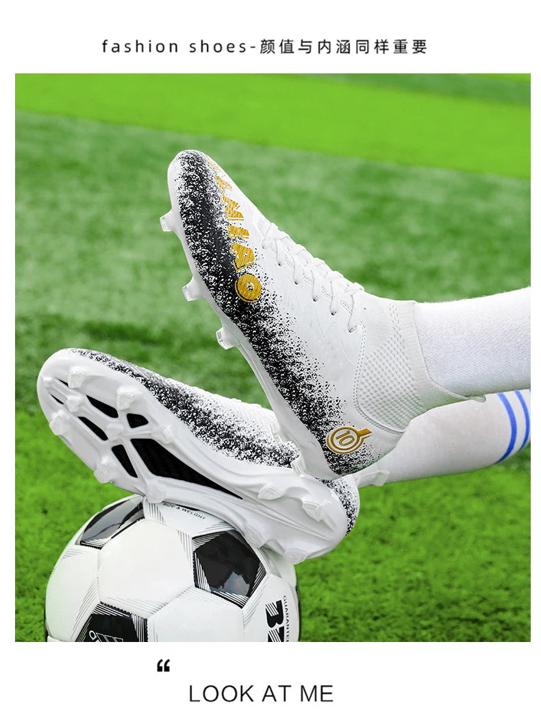 Voetbalschoenen voor heren, voetbalschoenen voor kinderen, professionele voetbalschoenen voor dames, antislip voetbalschoenen, TF/FG voetbalschoenen voor buiten