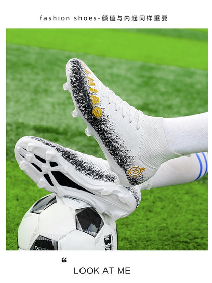 Voetbalschoenen voor heren, voetbalschoenen voor kinderen, professionele voetbalschoenen voor dames, antislip voetbalschoenen, TF/FG voetbalschoenen voor buiten