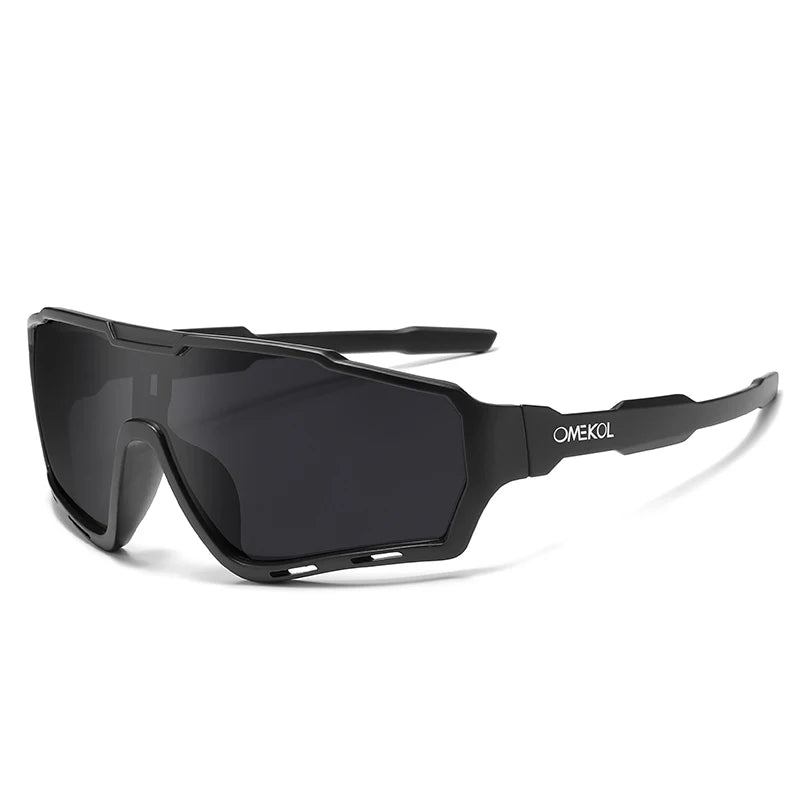 OMEKOL Nové cyklistické sluneční brýle UV400 pro muže a ženy, na softball, rybaření, turistiku, běh, outdoorové brýle, baseballové sportovní sluneční brýle