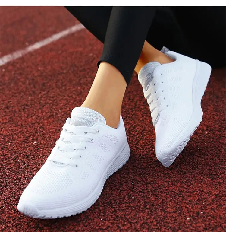 New Arrival Women Flats Footwear Shoes Woman Lace Up Flats Shoes Casual Sneakers Women's Shoes Soft Zapatos Mujer Plus Size