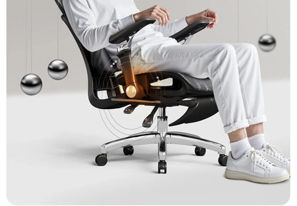 Modern Gaming Chair Racing Style Ergonomic Office Chair with Headrest & Footrest, Comfortable Gamer Desk Chair for Home, Computer Setup and Work