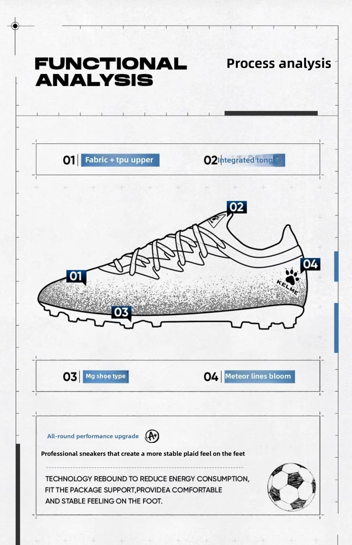 Chaussures de football professionnelles pour adultes Kelme Tf Nail Breaking, chaussures d'entraînement pour jeunes, chaussures de football Mg antidérapantes pour match