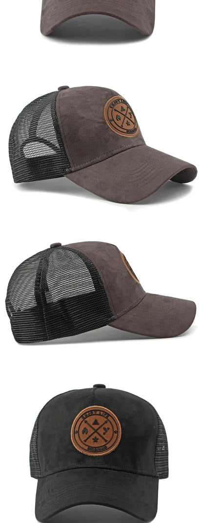 Korean Version Mesh Baseball Cap Men Women Summer Spring Sunscreen Shade Sun Hat Casual Versatile Hard Top Women Suncap Male
