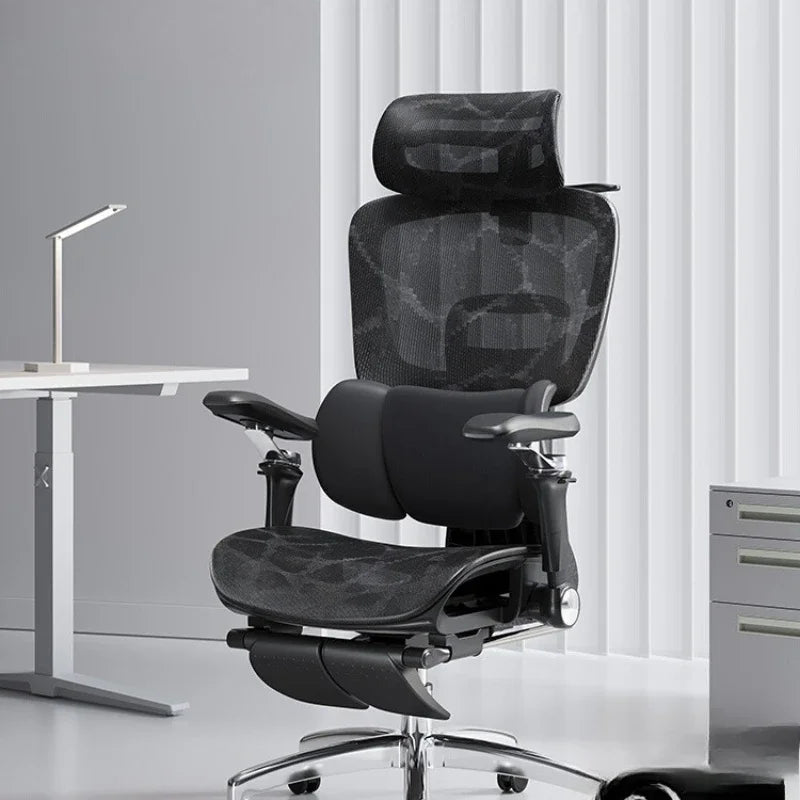 Modern Gaming Chair Racing Style Ergonomic Office Chair with Headrest & Footrest, Comfortable Gamer Desk Chair for Home, Computer Setup and Work