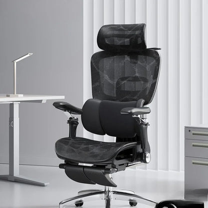 Modern Gaming Chair Racing Style Ergonomic Office Chair with Headrest & Footrest, Comfortable Gamer Desk Chair for Home, Computer Setup and Work