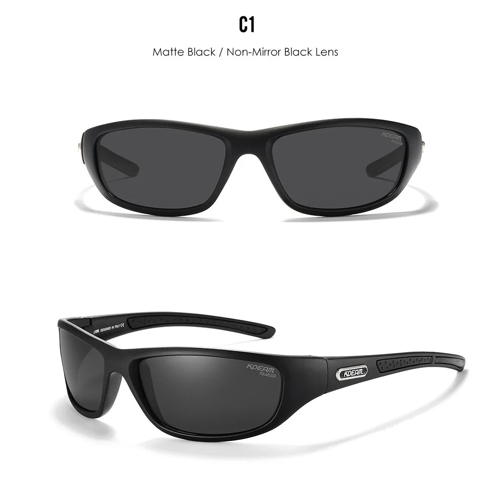 KDEAM Polarizované pánské sluneční brýle Nové brýle Barevné brýle na řízení TR90 Turistika Kempování Rybaření Outdoor Cyklistika Gafas De Sol