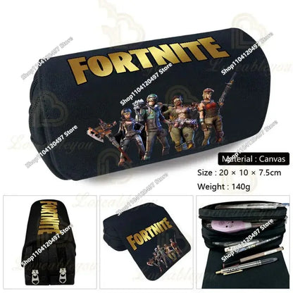 Fortnited Student Pencilcase Large Capacity Pencil Case Kids Toys Pen Bag School Supplies Stationery Pouch Boys Game Gifts