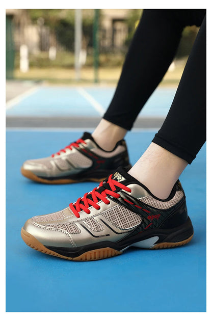 Nové profesionální badmintonové tenisky 2025, pánská tenisová obuv, prodyšná protiskluzová volejbalová sportovní obuv pro muže i ženy