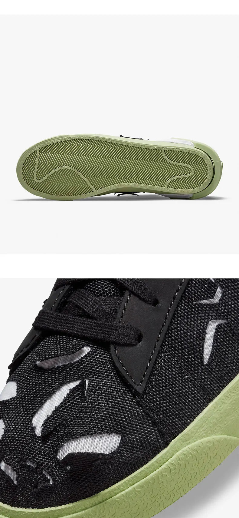 Zapatillas de skate unisex Nike Authentic Blazer Acronym Collaboration DO9373-001