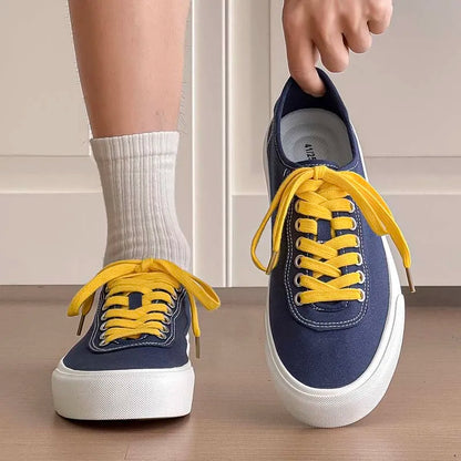 Chaussures de sport décontractées pour homme – Chaussures de skateboard pour homme très vendues – Baskets tendance – Chaussures de marche quotidiennes pour homme – Chaussures plates en toile