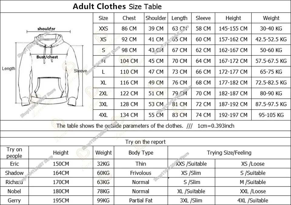 Fortnite Couple Wear Men's and Women's Sweater Children's Printed Casual Hoodie Student Outdoor Sports Simple Long-sleeved