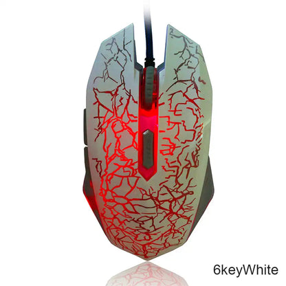 USB Wired Mouse Mouse Gamer LED Computer Gaming Mouse Colorful Professional Ultra-precise Game For Dota 2 For LOL Gamer 2400 DPI