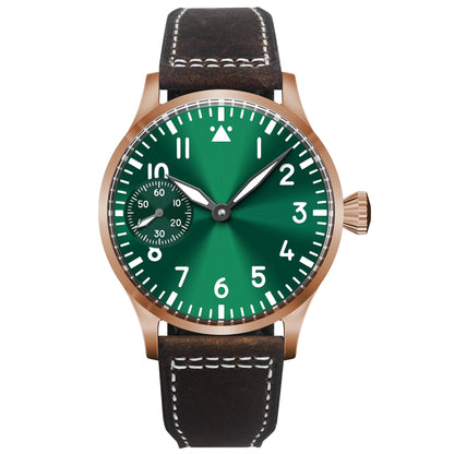 Relógio de Homem Corgeut Luxury com Vidro de Safira, Mostrador de 42 Mm, Movimento de Corda Manual St3600 ou St3601, Caixa em Aço 316L, Resistência à Água 30 M