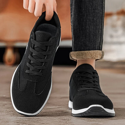 Men's Shoes, Spring and Autumn Trendy Styles, New Cross-Border Models, White, Black, Red Sneakers, Soft-Soled Breathable Men's Low-Top Versatile Casual Shoes