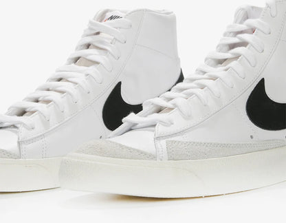 Oryginalne, autentyczne męskie i damskie wygodne trampki Nike BLAZER MID '77 BQ6806-100