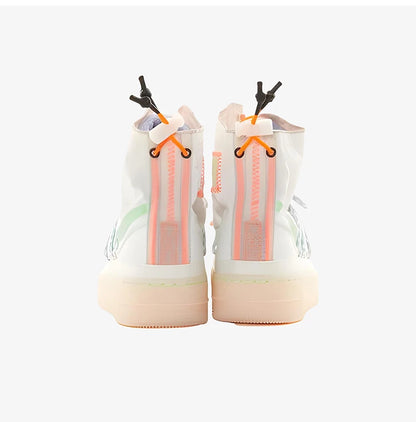 Nike AF1 SHELL authentique pour femme, chaussures de basket montantes en nylon Air Force No.1, modèle DJ9304-131