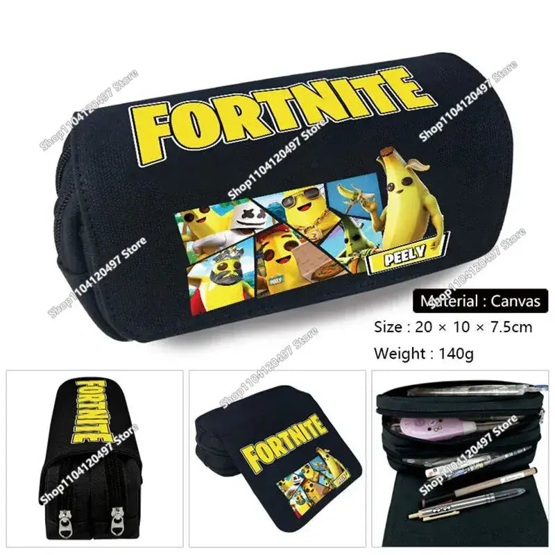 Fortnited Student Pencilcase Large Capacity Pencil Case Kids Toys Pen Bag School Supplies Stationery Pouch Boys Game Gifts