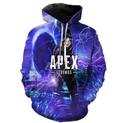 Personality 3D Printed Game Apex Legends Hoodies Sweatshirts Men Women High Quality Hoody Game Long Sleeve Plus Size Hoodies