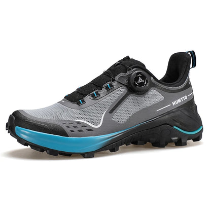 HUMTTO Men's Luxury Designer Trail Sneakers Anti-slip Sports Hiking Breathable Outdoor Trekking Boots