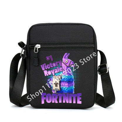 Fortnites Adult Man Cartoon Shoulder Bag Men Anime Crossbody Bags Canvas Square Women Fashion Travel Sport Cute Birthday Gifts