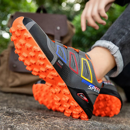 Chaussures de cyclisme pour homme - Chaussures de cyclisme tout-terrain (montagne et cross-country) pour homme - Chaussures d'entraînement de cyclisme antidérapantes et résistantes à l'usure - Chaussures de randonnée