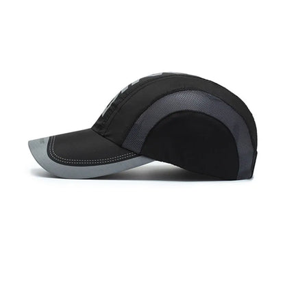 Casquette à visière légère, à séchage rapide et élégante, casquette de baseball unisexe respirante et protectrice contre le soleil, idéale pour les sports de plein air
