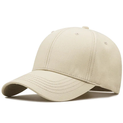 Baseballová čepice Big Head Plus Size, 100 % bavlna, vhodná pro muže i ženy, nastavitelná, čepice typu „dad hat“, nadměrná velikost 58–60 cm, 61–65 cm