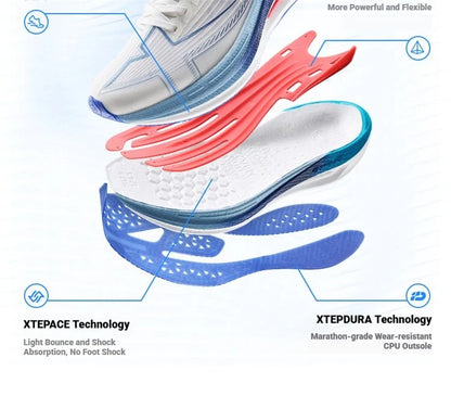 Xtep One Piece Modeling 5.0 Sneaker Women Stability Support Comfortable Breathable Durability Running Shoes  874218110037