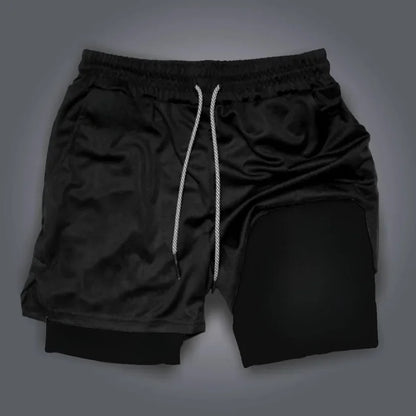 Dragon Ball GOKU Vegeta Anime Printed Double Layer Shorts 2025 American Summer Men's and Women's Fashion Sports Shorts