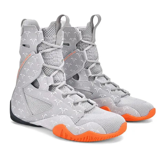 Super Cool Men Wrestling Shoe High Top Men Fighting Shoe Professional Man Boxing Boots Indoor Men Wrestling Sneakers Man